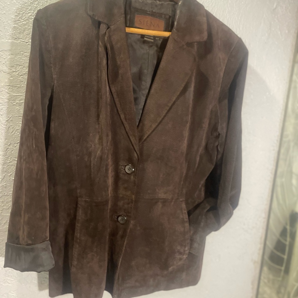 Woman’s Brown Suede Jacket